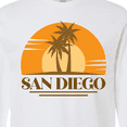 thumbnail image 4 of Inktastic San Diego California Retro Sunset Long Sleeve T-Shirt, 4 of 5