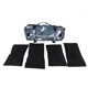 thumbnail image 2 of Bolsa de arena portátil para jardinería con peso ajustable, resistente al viento, para uso en exteriores, con camuflaje azul, 2 of 8