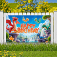 thumbnail image 5 of Colorful Design Banner Fantasy Dragons Decorative Art for Kids Party Celebration Indoor Decoration, 5 of 9