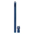 thumbnail image 1 of Silicone Pencil Case Anti-Scratch Protector Stylus Pen Protective Cover Accessories Cute Cartoon for Apple Pencil 2 Dark Blue, 1 of 6