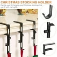 thumbnail image 5 of Mantel Decorations Garland Fireplace Hangers Christmas Hooks Party Stocking Hanging Stockings up Socks Iron, 5 of 6