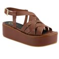thumbnail image 1 of 241-39 Sandalia con plataforma Miel. Cklass 241-39, 1 of 2
