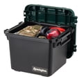 thumbnail image 3 of Remington 28 L Heavy Duty Trail Box Stackable Storage Bin with Latching Lids Black 4 Pack, 3 of 13