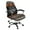Black-Aztec Wolf, variant on HELLHERO Daisy Print Office Chair Cover Stretchable, Computer Chair Slipcovers Elastic, Office Desk Chairs Covers One Piece Soft Size S