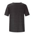 thumbnail image 4 of Pompotops Mode T-shirt Décontracté à Manches Courtes Col en V pour Femmes Été, 4 of 7