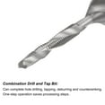 thumbnail image 3 of Uxcell M3 x 0.5 Uncoated High Speed Steel 4341 Combination Drill Tap Bit 2 Pack, 3 of 6