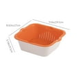thumbnail image 3 of Tyidzon Panier Organisateur de Cuisine, Égouttoir en Plastique Sûr pour les Aliments, Conteneur de Rangement Gain de Place pour Légumes, Facile à Nettoyer, Multi-Usage, 3 of 7