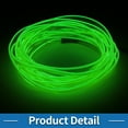 thumbnail image 4 of Cuerda de luz LED EL de 3 metros Unique Bargains, tira de luz brillante para decoración de automóviles, luz neón flexible para automóvil USB (5V) verde fluorescente, 4 of 7