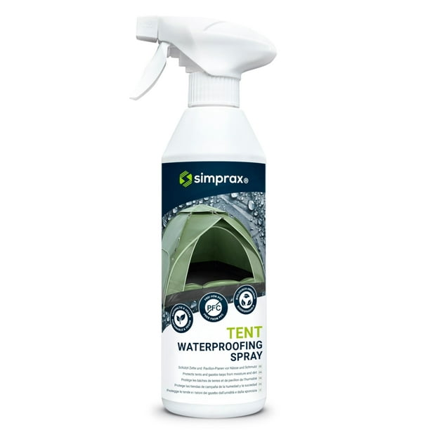 Spray Impermeabilizante simprax® para Tiendas de Campaña