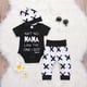 thumbnail image 5 of Sonducket 3 piezas de ropa de bebé, ropa de bebé infantil, camiseta de manga corta, mameluco, pantalones, gorra conjuntos de ropa 1.6 l Sonducket AP003099-03, 5 of 6