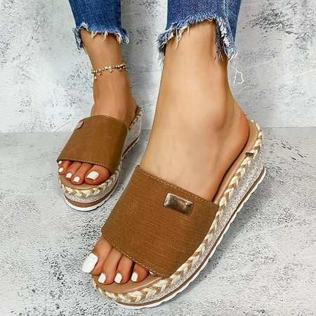 

Clearance Sandals for Women Women S Ladies Fashion Casual Sandals Wedges Shoes Outdoor Slippers Sandals for Women Clearance 8.5(41)