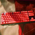 thumbnail image 3 of Juego de teclas retroiluminadas para teclado mecánico universal de 104 piezas (rojo), 3 of 9