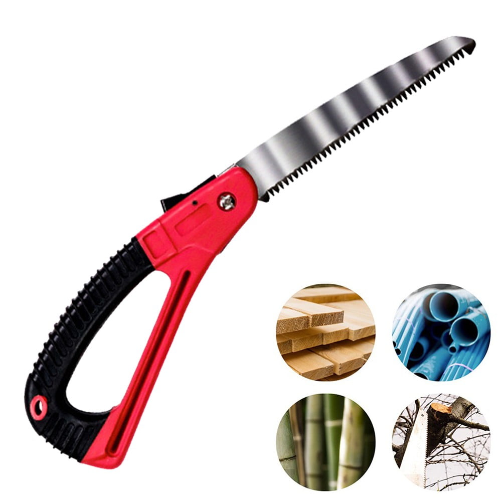 GLFILL 7Inch Folding Saw 3Edge Tooth Hand Saw for Wood Cutting Camping