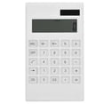 thumbnail image 2 of Calculadora, Calculadora Blanca de DoBle Alimentación Solar Y Con Batería Con Botón de Cristal, Calculadora Solar de Escrito compacto para Uso en Oficina y Escuela, 2 of 7