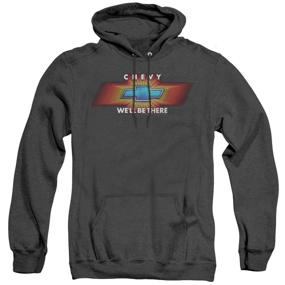 Chevrolet Chevy Well Be There TV Spot Adult Heather Hoodie Sweatshirt Black