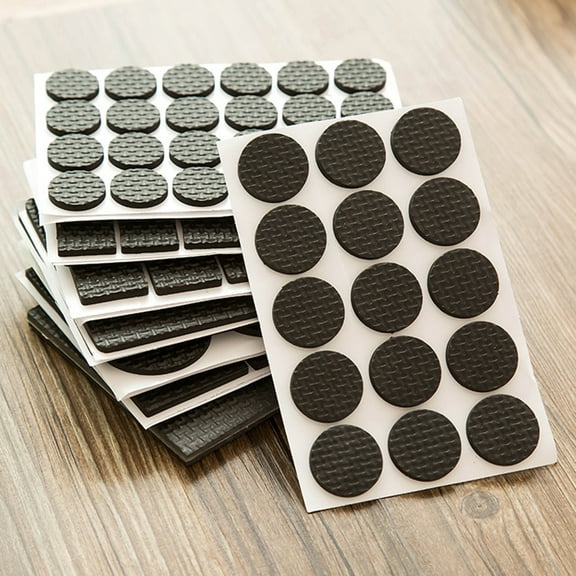 Ludlz Premium Best Non Slip Pads Rubber Feet-Furniture Floor Protectors for Keep in Place Furniture & Furniture Stoppers, Self Adhesive Furniture Leg Feet Soft Close Fittings for Chair Table