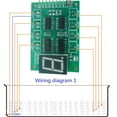 dc 5v 8 channel water liquid level indicator board controller sensor