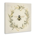 thumbnail image 3 of Stupell Industries Bohemian Soft Bee Wreath Canvas Art, 36 x 36, by Petals Prints Design, 3 of 8