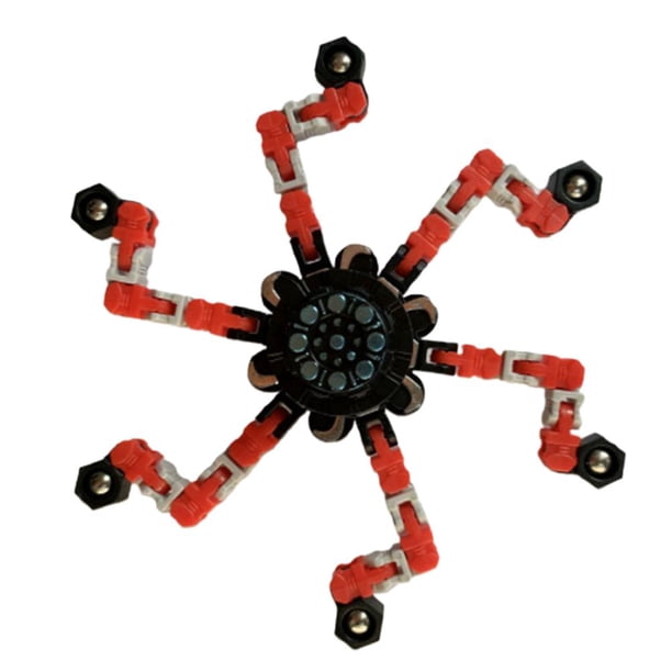 Juguetes De Cadena Deformable Diy, Juguetes De Cadena Mecánica Giratoria A Mano, Juguetes Sensoriales Para Aliviar El Estrés Para Niños Adultos Yuarrent FN007062-01
