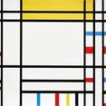 thumbnail image 2 of Mondrian, Piet 12x12 Black Modern Framed Museum Art Print Titled - Place de la Concorde, 2 of 4