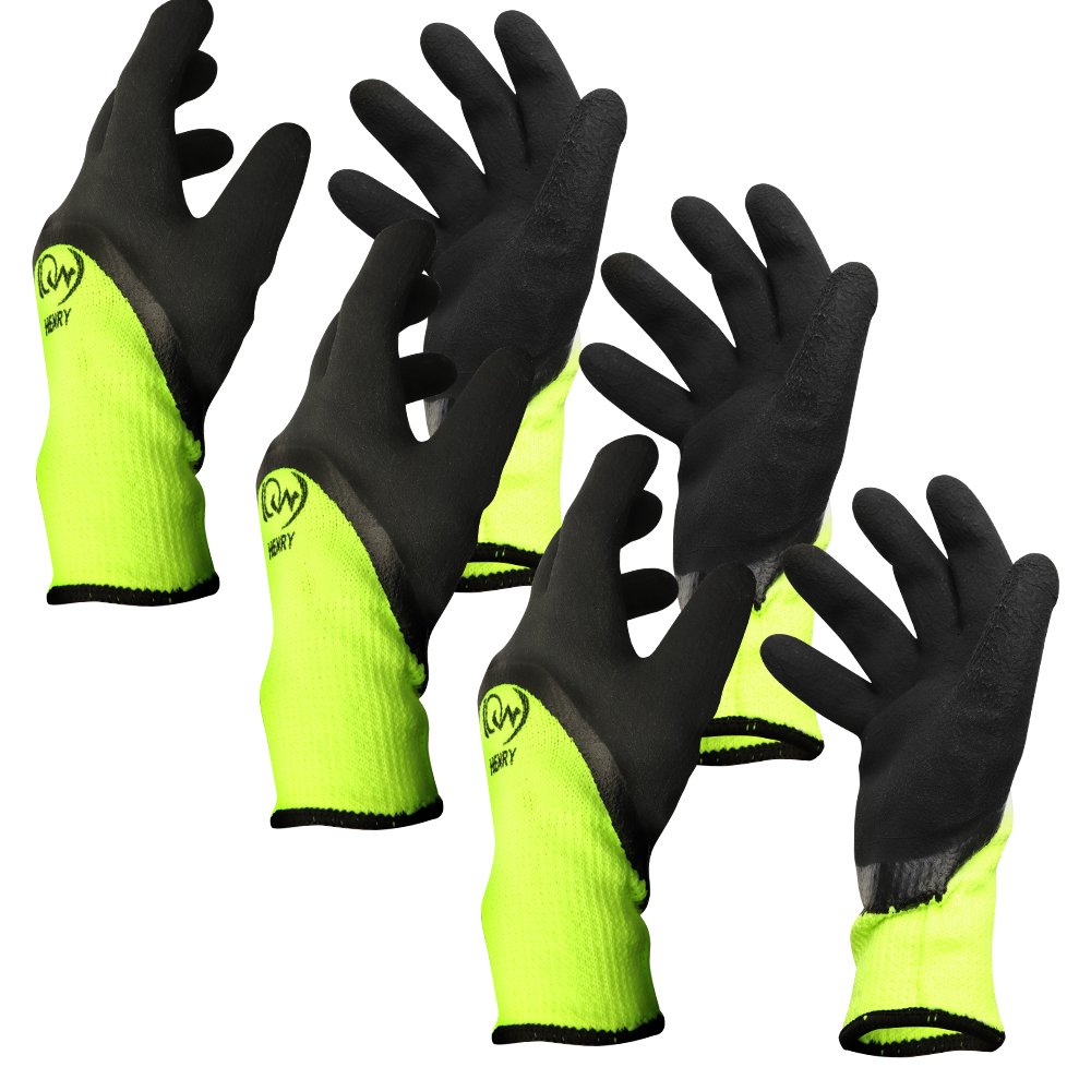 Work Gloves, Costech Knit Latex Coated General Work Glove ; Insulation; Large Size; NonSlip