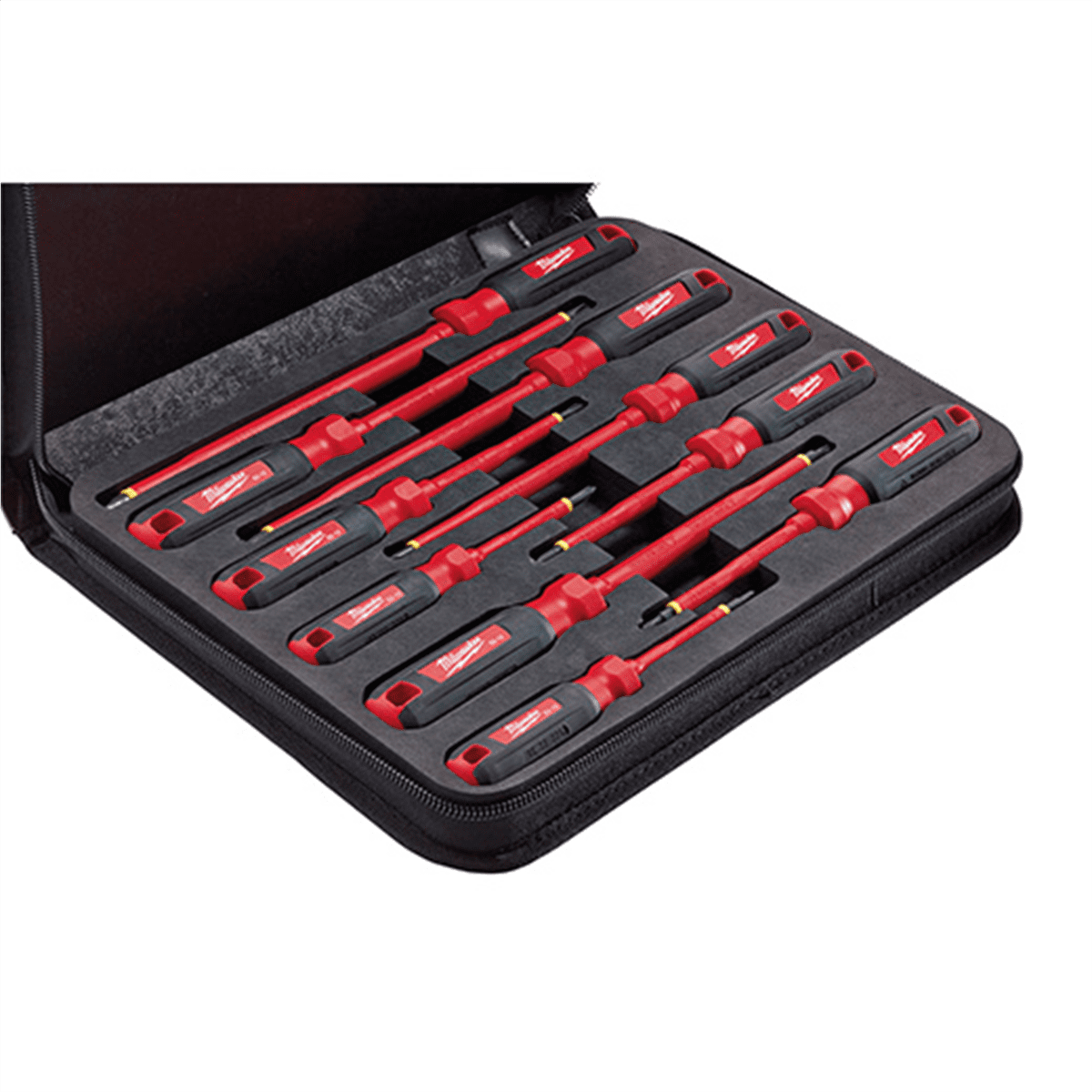 Milwaukee Tool 10 PC 1000V Insulated Screwdriver Set w/ EVA Foam Case