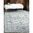 thumbnail image 2 of Unique Loom Botanica La Jolla Vintage Floral Area Rug or Runner, 2 of 7
