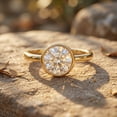 thumbnail image 5 of Rosec Jewels IGI Certified Lab Grown Diamond Engagement Ring 3 Carat - IGI Certified - E-VS1 Quality - with Jewelry Box, 18K Yellow Gold, US 9.00, 5 of 7