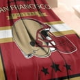 thumbnail image 4 of San Francisco Throw Blanket Gift for Men Women,Blanket for Sofa Bed Sofa Living Room Chair,Football Team Throw Blanket 50X60 Inches., 4 of 5