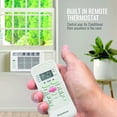 thumbnail image 5 of Keystone New 12,000 BTU 550 Sq Ft Window Air Conditioner with 11,000 BTU Supplemental Heat, White, 5 of 17