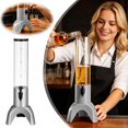 thumbnail image 1 of Tong Drink Dispensers For Parties Beer Tower Beverage Dispenser With Tube For Parties, 1 of 6