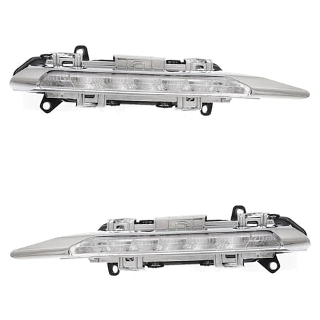 New Pair Of Driving Light Compatible With Mercedes Benz CLS550 Base 8 Cyl 4.7L CLS550 4Matic 8 Cyl 4.7L 2007-2015 By MB2562101 MB2563101 2218201756 2218201856