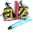 thumbnail image 5 of 3D Printing Pen with LCD Display – Includes 3D Pen, PLA Filament (3 Colors), Stencil Book, Project Guide & Charger, 5 of 6