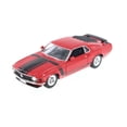 thumbnail image 2 of Diecast Car & Display Case Package - 1970 Ford Mustang, Red - Welly 22088 - 1/24 Scale Diecast Model Toy Car w/Display Case, 2 of 3