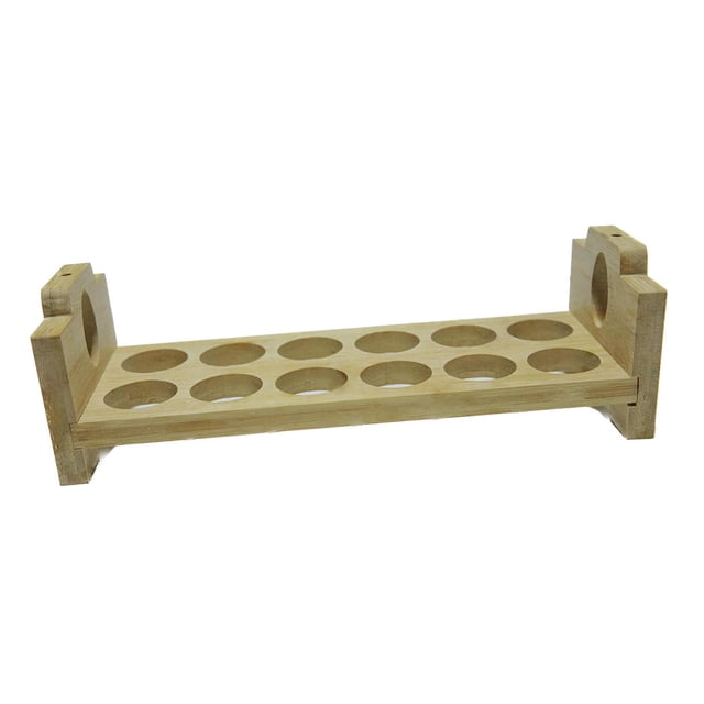 Bandeja para huevos, contenedor para huevos, expositor de regalos único, organizador de huevos de estilo rústico. M