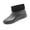 Gray, variant on Orthopedic Ankle Rain Booties for Women, PVC Fur Lined Short Snow Boots, Warm Arch Support Yard Farm Walking Shoes Black