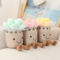 thumbnail image 5 of Plantas suculentas realistas para niños, juguetes de peluche suaves para decoración de estantería, muñeca creativa con flores en maceta, almohada para decoración del hogar, 5 of 5