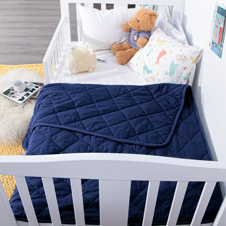 Solid navy crib bedding hot sale