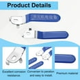 thumbnail image 3 of Uxcell Lever Handle for Ball Valve, Metal Valve Handle with Hole for Outdoor Faucet Replacement Repair Hose Bib Blue 1 94mm, 3 of 7