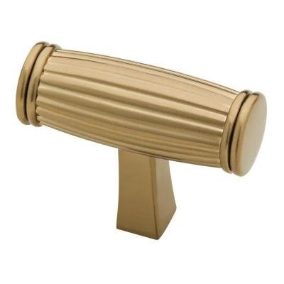 20 Pack Liberty Champagne Bronze Fluted Bar Cabinet Hardware Knob