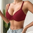 thumbnail image 7 of Karight ras for Women Unlined No Padding Comfort Underwire Plus Size Full Coverage Seamless Plunge Everyday Bras, 7 of 7