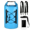 thumbnail image 1 of Sac Étanche 15L avec Étui pour Téléphone Sac Rouleau pour Kayak Bateau Pêche Surf Natation Rafting, 1 of 7