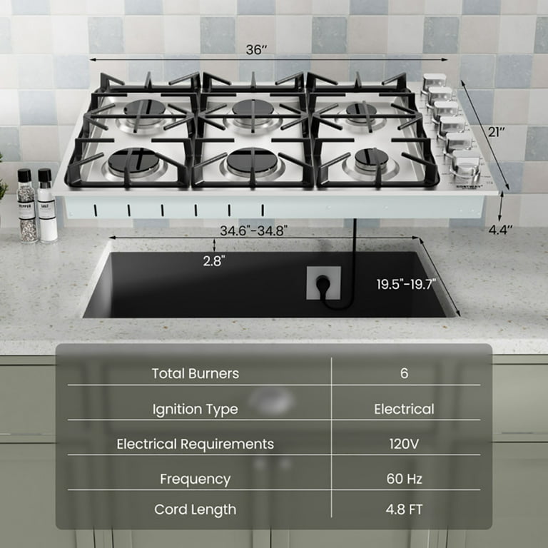 3 plates gas stove sales