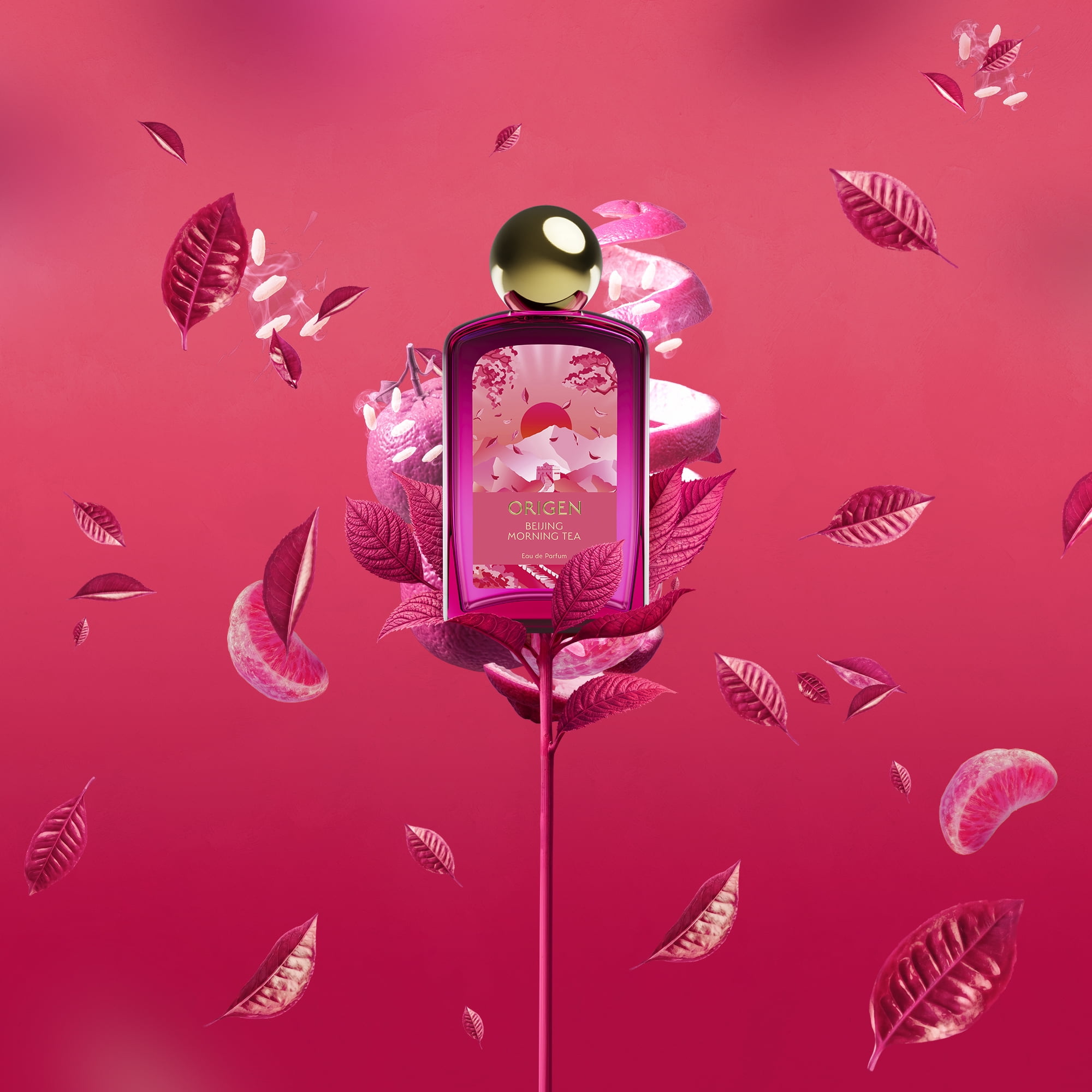 Origen Beijing Morning Tea Eau de Parfum for Women 3.3 fl. oz., Citrus Woody Fragrance