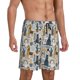 thumbnail image 2 of Fotbe Llama and Cactus1 Pantalones Cortos de Pijama para Hombre, Ropa de Dormir, Pantalones de Pijama Cortos para Hombre-X-Large, 2 of 6