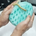 thumbnail image 2 of Wosthever Esponja para frotar la espalda con alta densidad y muchos poros para una comodidad excelente Linda bola de baño Juegos de accesorios de baño gris, 2 of 6