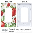 thumbnail image 3 of Yayeee Rocker Switch Wall Plate 2-Gang 4.7"x4.6" Home Decorative Outlet Cover, Apple Pattern, 3 of 6