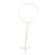 thumbnail image 2 of Soporte para globos de metal moderno para fiestas de aniversario y baby shower. Forma redonda, 2 of 8