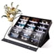 thumbnail image 1 of Organizador de Gafas de Sol, 18 Ranuras Caja de Exhibición de Gafas, Caja de Almacenamiento de Anteojos de Sol, para Exhibición y Coleccion, Soporte de Exhibición de Anteojos (Oscuro), 1 of 9
