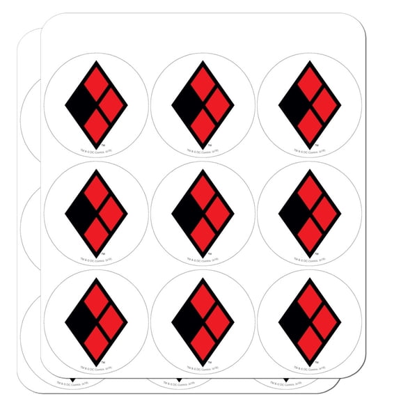 Harley Quinn Diamond Logo Planner Calendar Scrapbooking Crafting Stickers